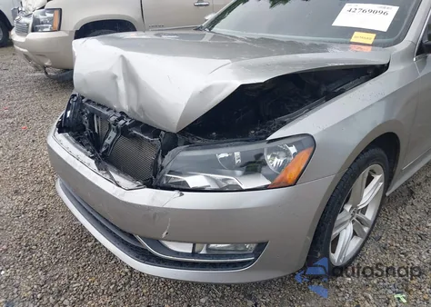 2014 Volkswagen Passat 2.0L Tdi Se from USA, damaged, VIN 1VWBN7A38EC110129